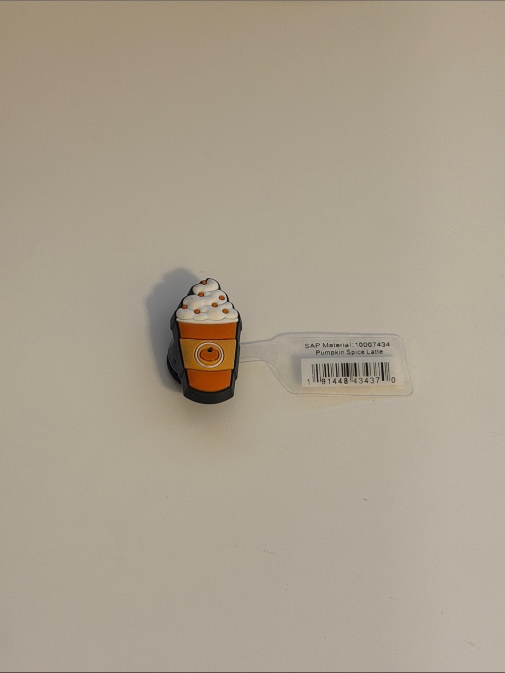 CROCS Jibbitz Charm Pumpkin Spice Latte